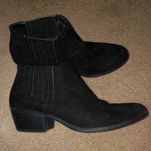 American Eagle Black Ankle Slip-On Boots